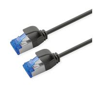 Cable de conexión ROLINE Cat.6A (Clase EA) S/FTP (PiMF), LSOH, PoE, Negro, 7 m