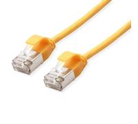 ROLINE Cable de interconexión U/FTP DataCenter Cat.6A (Clase EA), LSOH, Delgado, Amarillo, 5 m
