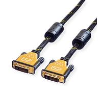 ROLINE Cable de Monitor DVI Gold, Macho-Macho, (24+1) Dual Link, 5m