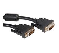Roline cable de monitor dvi macho a macho dual link (24+1 polos, 1m)