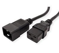 ROLINE Cable de Red IEC320-C20/C19 16A 2m, Negro