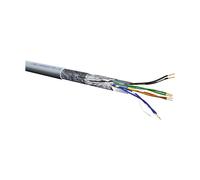 ROLINE Cable de Red S/FTP Cat.5e 300m Gris, Blindaje S-STP, Categoría 5e Clase D, Conductor Trenzado 26 AWG, 300 metros