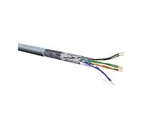 ROLINE Cable de Red S/FTP Cat.5e Clase D Trenzado, 300m, Gris, AWG 26, Blindaje S-STP de Aluminio y PVC