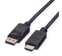 Roline dp - hdmi 1m displayport hdmi negro - adaptadores de cable de v