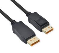ROLINE Cable DisplayPort, v2.1, 10K, DP ST - ST, Negro, 2 m