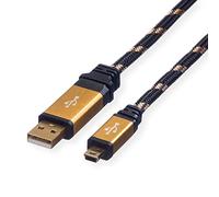 ROLINE Cable GOLD tipo A USB 2.0 mini (5 polos, 1,8m)