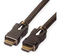 Roline Cable HDMI 2.0 4K Ultra HD con Ethernet Macho/Macho 1m Dorado/Negro