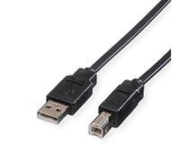 Roline Cable Plano USB 2.0 para portátiles, Tipo A-B, 1,8m
