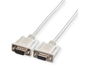Roline Cable RS232 9pin ST-BU, 10 m