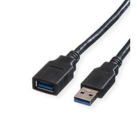 Roline Cable USB 3.2 Gen 1, tipo A-A, ST/BU, negro, 0,8 m