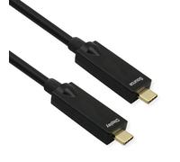 ROLINE Cable USB 3.2 Gen 2, AOC, C-C, ST/ST, 10 Gbit/s, 4K60Hz, PD (Suministro de energía) 60 W, Negro, 10 m