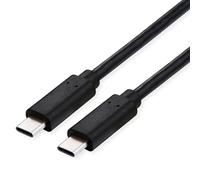 ROLINE Cable USB4 Gen2x2, C-C, ST/ST, 20Gbit/s, 100W, Negro, 2 m