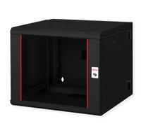 ROLINE Carcasa de Pared de 19 Pulgadas Pro 9 HE, 600 x 600 (Ancho x Fondo), Dos Piezas, giratoria, Negra