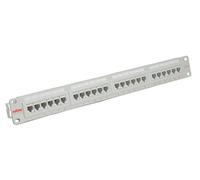 ROLINE 26110347 - 19'' panel de parche, 1U, 24 puertos, Cat.5e, gris