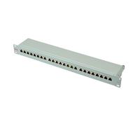 Roline cat. 6 19' patch panel, stp - bahía de entrada (stp, screened,