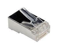 ROLINE Cat.6 Modular Plug, Shielded, for Stranded Wire 10 pcs. Transparente - Adaptador para Cable (Shielded, for Stranded Wire 10 pcs, Transparente)