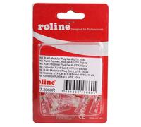 ROLINE Conector Modular RJ45 Cat6 UTP, 8P8C - Paquete de 10