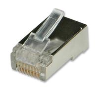 ROLINE Conector RJ45 Blindado, Cat5e, 8P8C, Modular - Pack de 10