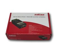 ROLINE DIN Rail RS232 a RS422 RS485 Convertidor Interfaz serie aislada B10