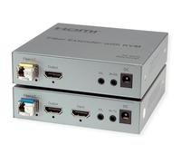 ROLINE Extensión KVM por Fibra óptica, USB+HDMI 4K60, 20km