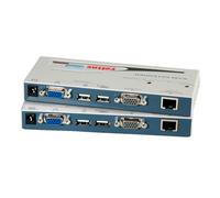 Roline extensión smart kvm mediante rj-45, vga, usb