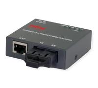 ROLINE Fast Ethernet convertidor Compacto, 10/100Base-TX - 100Base-FX (SC)