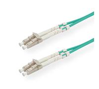 Roline Fibre Optic Jumper Cable, 50/125µm, LC/LC, OM3, Turquoise 20m Cable de Fibra optica Turquesa - Cable de Fibra óptica (50/125µm, LC/LC, OM3, Turquoise 20m, LC, LC, Turquesa)