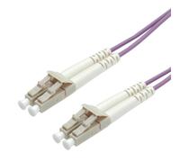 Roline fo jumper cable 50/125µm om4, lc/lc, low-loss-connector 2m cab