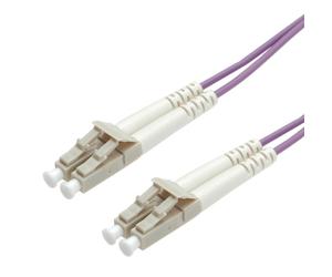 Roline fo jumper cable 50/125µm om4, lc/lc, low-loss-connector 2m cab