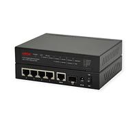 ROLINE Gigabit Ethernet Switch 6 Puertos (5X 10/100/1000 + 1x SFP, 4X PoE+)