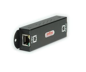 ROLINE Gigabit PoE+ Extender, 2 Port - Repetidor de Red (2 Port, 98 g, 20 x 32 x 123 mm)