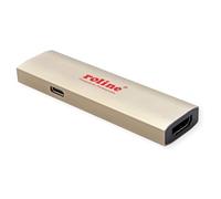 Roline Adaptador USB Tipo C Gold – HDMI, BU/BU, PD (60W)