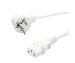 Roline green 19.44.1005 cable de transmisión blanco 0,8 m cee7/7 iec