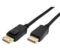 ROLINE GREEN Cable DisplayPort v2.0, 10K a 60 Hz, 54 Gbit/s, UHBR13.5, DP ST - ST, Negro, 3 m