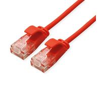 ROLINE GREEN UTP Patch Cord Cat.6A (Clase EA), LSOH, Delgado, Rojo, 2 m