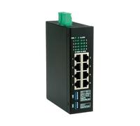 ROLINE Industrie Gigabit Switch 8x RJ-45 Ethernet No Administrado, 8 Puertos 10/100/1000 Full Duplex, Montaje en Rack, Negro