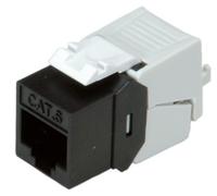 Roline keystone jack slim rj-45 negro - adaptador para cable (rj-45, n