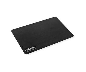 ROLINE Mausmatte, Alfombrilla de Ratón para Juegos 3 en 1 Combo para Notebook, Negro, Base Antiderrapante, 280 x 160 mm, Modelo ROLINE 18.01.2049