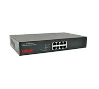 Roline poe fast ethernet switch, 130 w, 8 ports aaa - adaptador/inyect