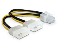 Roline power adapter 6pin pcie vga 0,15 m