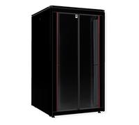 ROLINE Rack de 19 Pulgadas 26U, Bastidor Independiente para Red, 800x800 mm (AnxProf), Puerta de Cristal Negro, Capacidad 600 kg, Referencia 26.21.0224