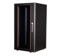 ROLINE Rack de Red 19 Pulgadas Basic 22U, 600x600 mm, Puerta de Cristal, 600 kg Carga, Negro - 26.21.0200