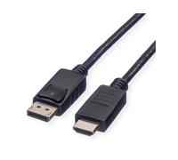 ROLINE RM DisplayPort Kabel DP - HDTV, ST/ST, schwarz, 3 m