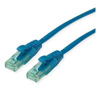 ROLINE RM Cable de conexión Cat.6A UTP, Azul, 10 m