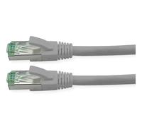 ROLINE RM Patchkabel Kat.6A S/FTP (PiMF), grau, 10 m