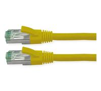 ROLINE RM Patchkabel Kat.6A S/FTP (PiMF), gelb, 10 m