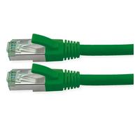 ROLINE RM Patchkabel Kat.6A S/FTP (PiMF), grün, 10 m