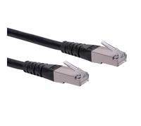 Roline rj-45, 3 m cable de red negro cat6 s/ftp (s-stp)