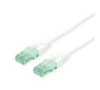 ROLINE RM Cable de conexión Cat.6A UTP, Blanco, 0,5 m
