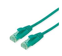 ROLINE RM Cable de conexión Cat.6A UTP, Verde, 0,3 m